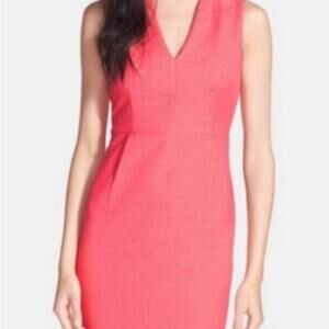 NWOT Kate Spade Pink Sleeveless Midi V-neck Dress